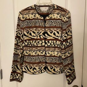 Maggy London Vintage 100% Silk Blazer